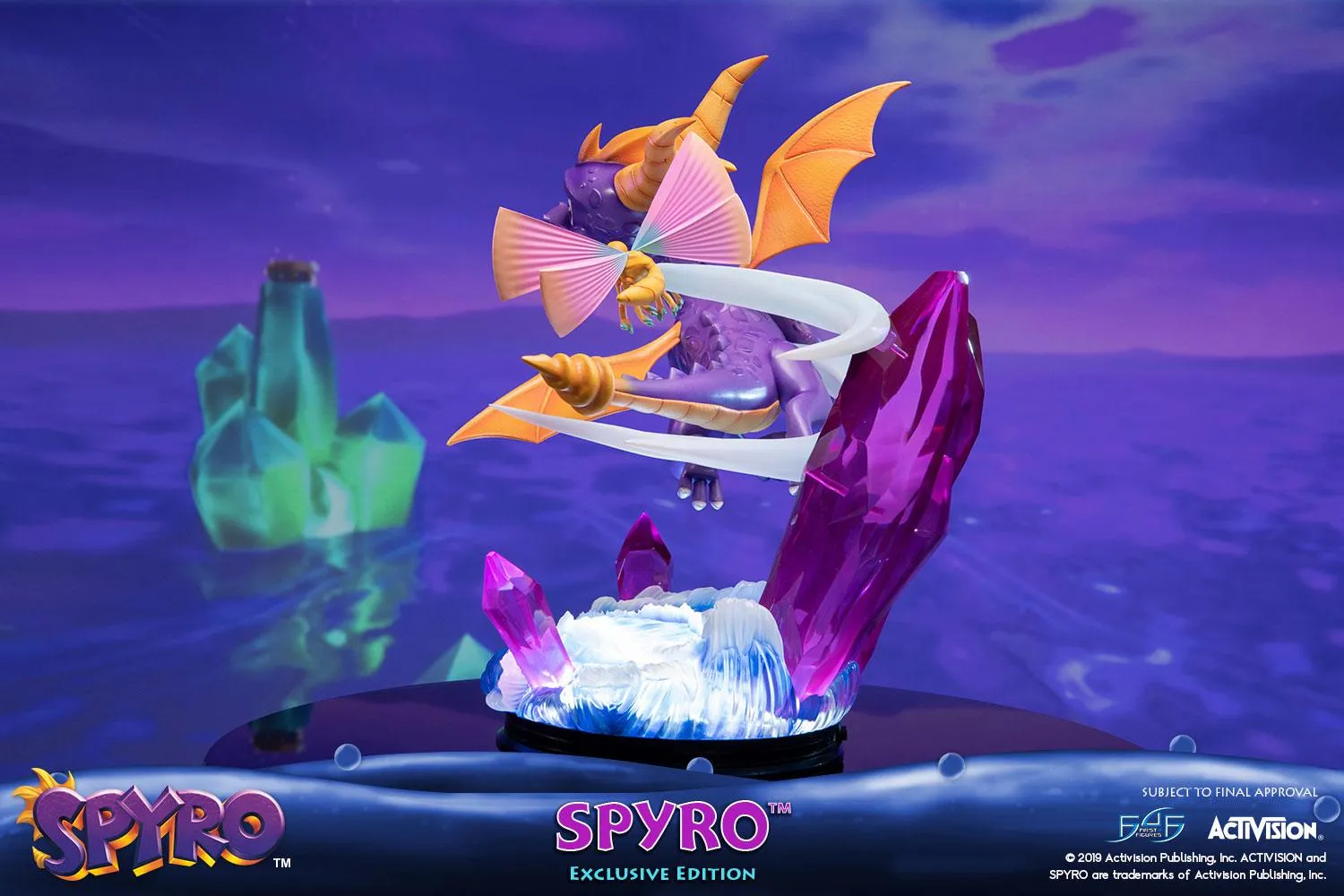First 4 Figures Spyro Reignited Spyro statueta Exclusive Edition LED