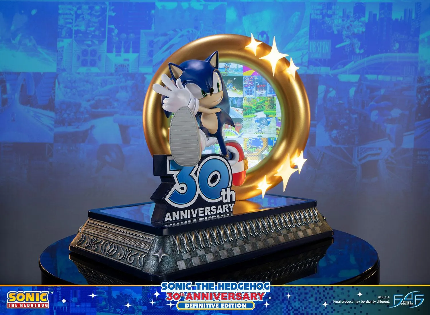 First 4 Figures Sonic 30th Anniversary diorama Definitive LED