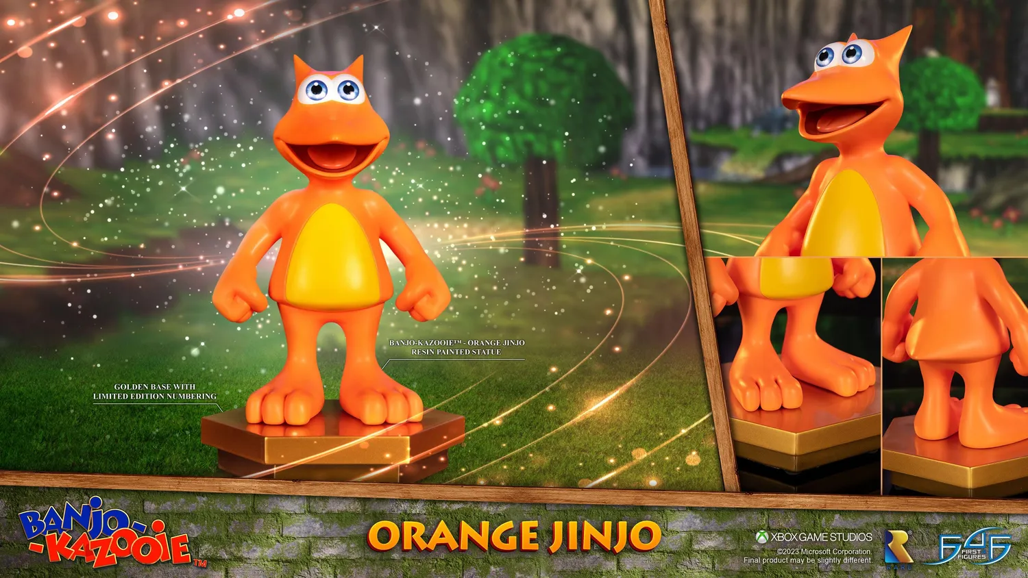 First 4 Figures Banjo-Kazooie Orange Jinjo statuetă rășină 23 cm