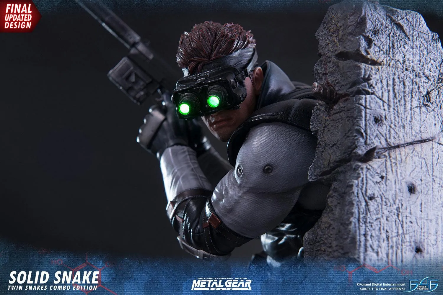 First 4 Figures Metal Gear Snake statuetă Twin Snakes Combo