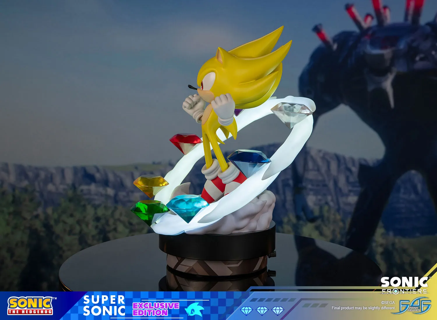 First 4 Figures Sonic Frontiers Super Sonic statuetă Exclusive
