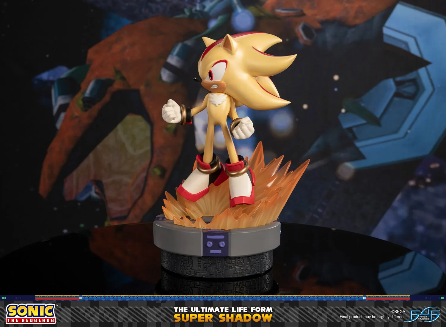 First 4 Figures Sonic Super Shadow Ultimate statuetă 32 cm