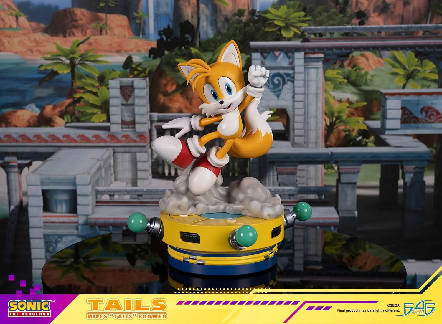 First 4 Figures Sonic Tails statuetă rășină 35 cm