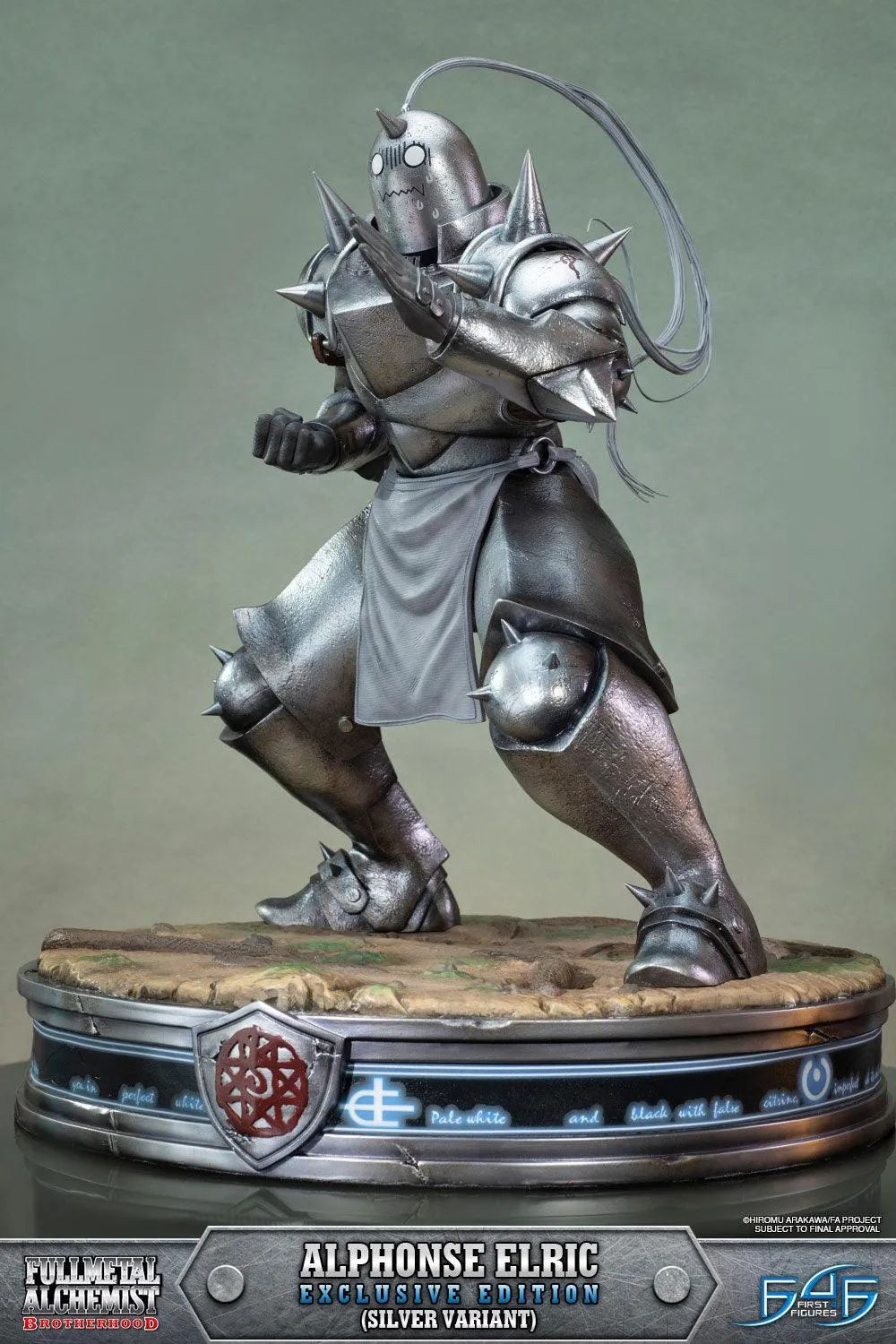 First 4 Figures Alphonse Elric statueta Exclusive Silver Variant rasina