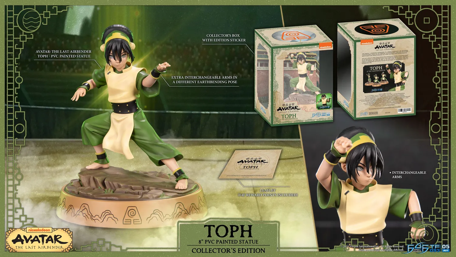 First 4 Figures Avatar Toph figurina PVC Collector