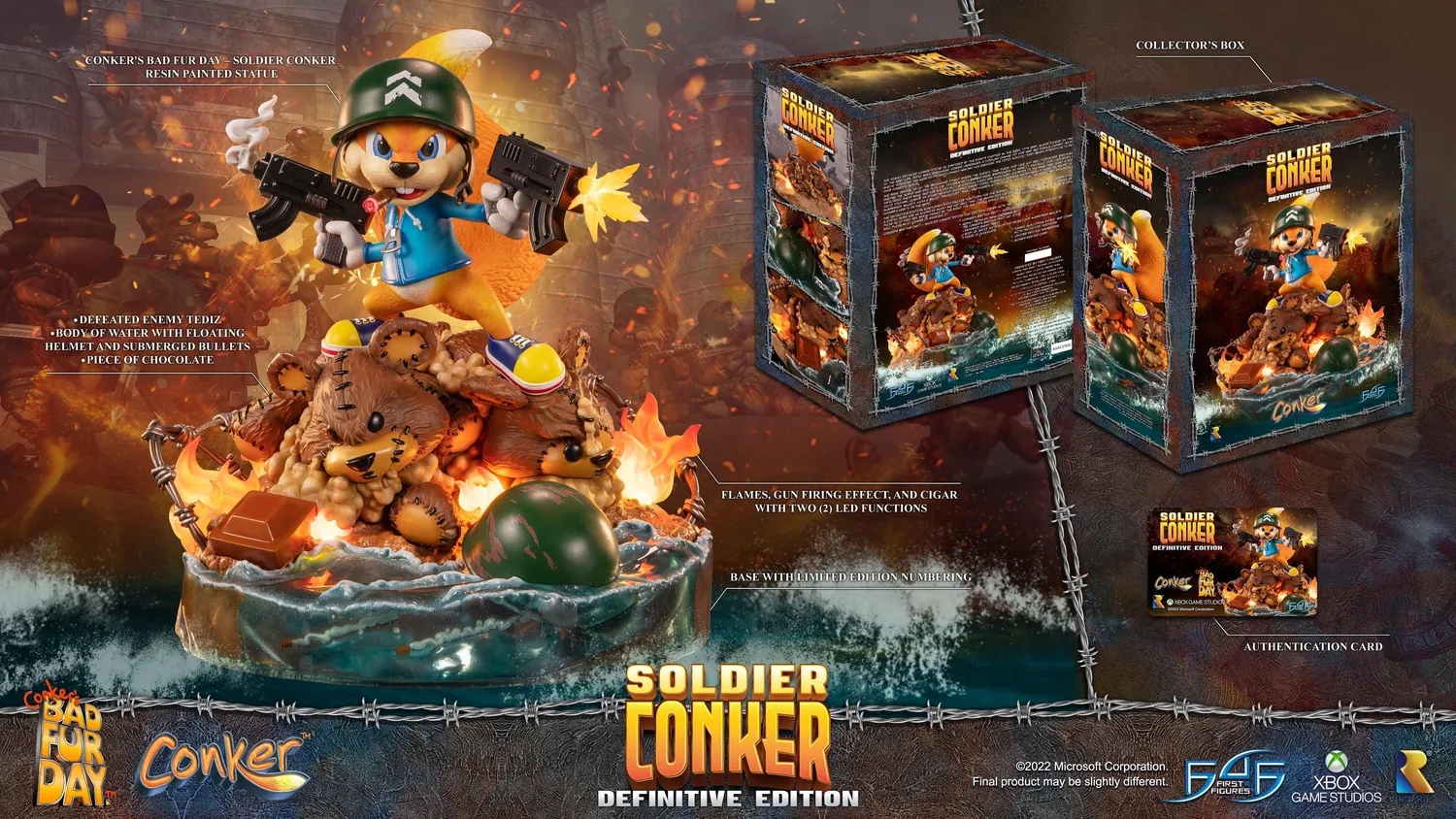 First 4 Figures Conker statueta Soldier Definitive LED