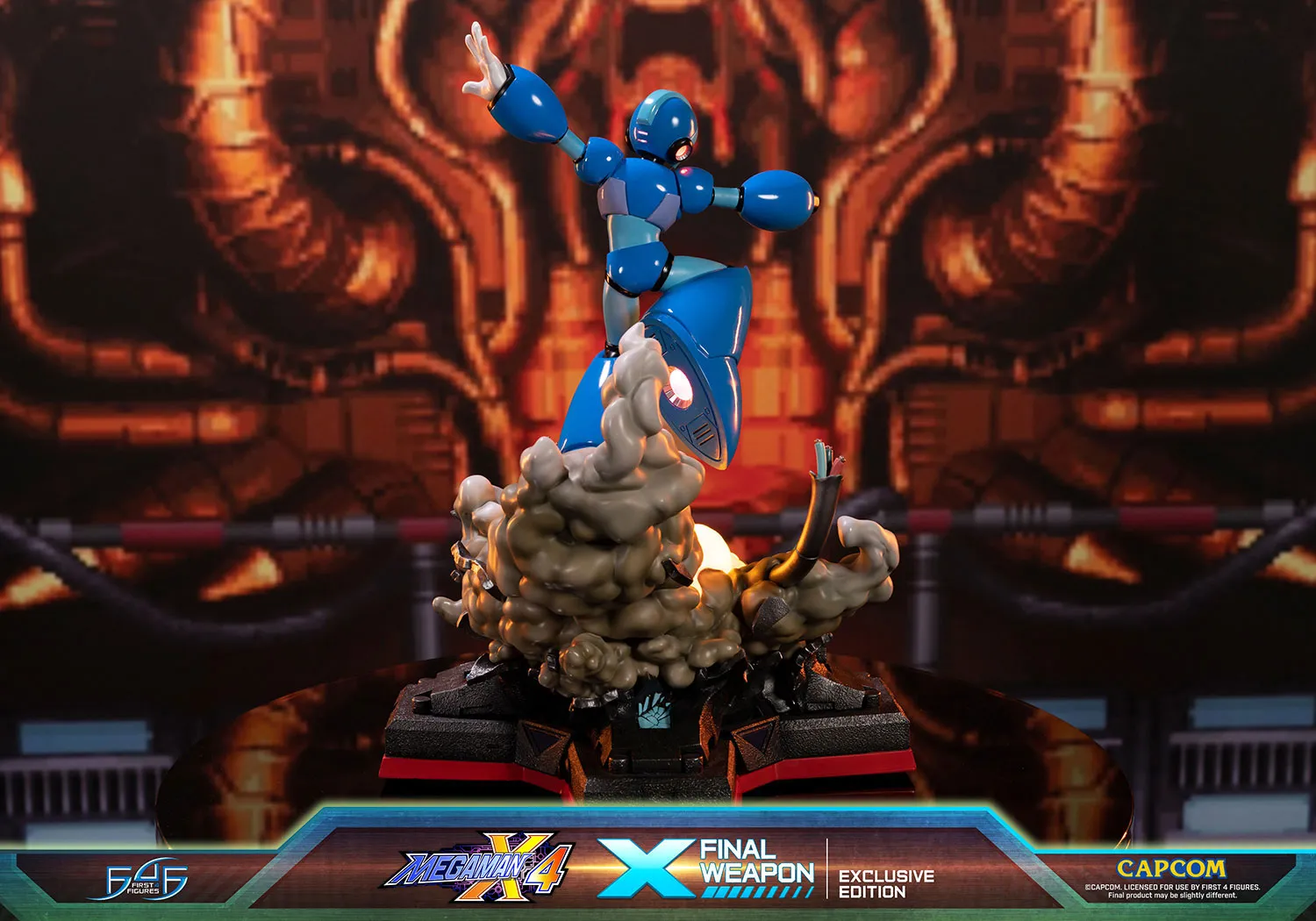 First 4 Figures Mega Man X4 Final Weapon statuetă Exclusive LED
