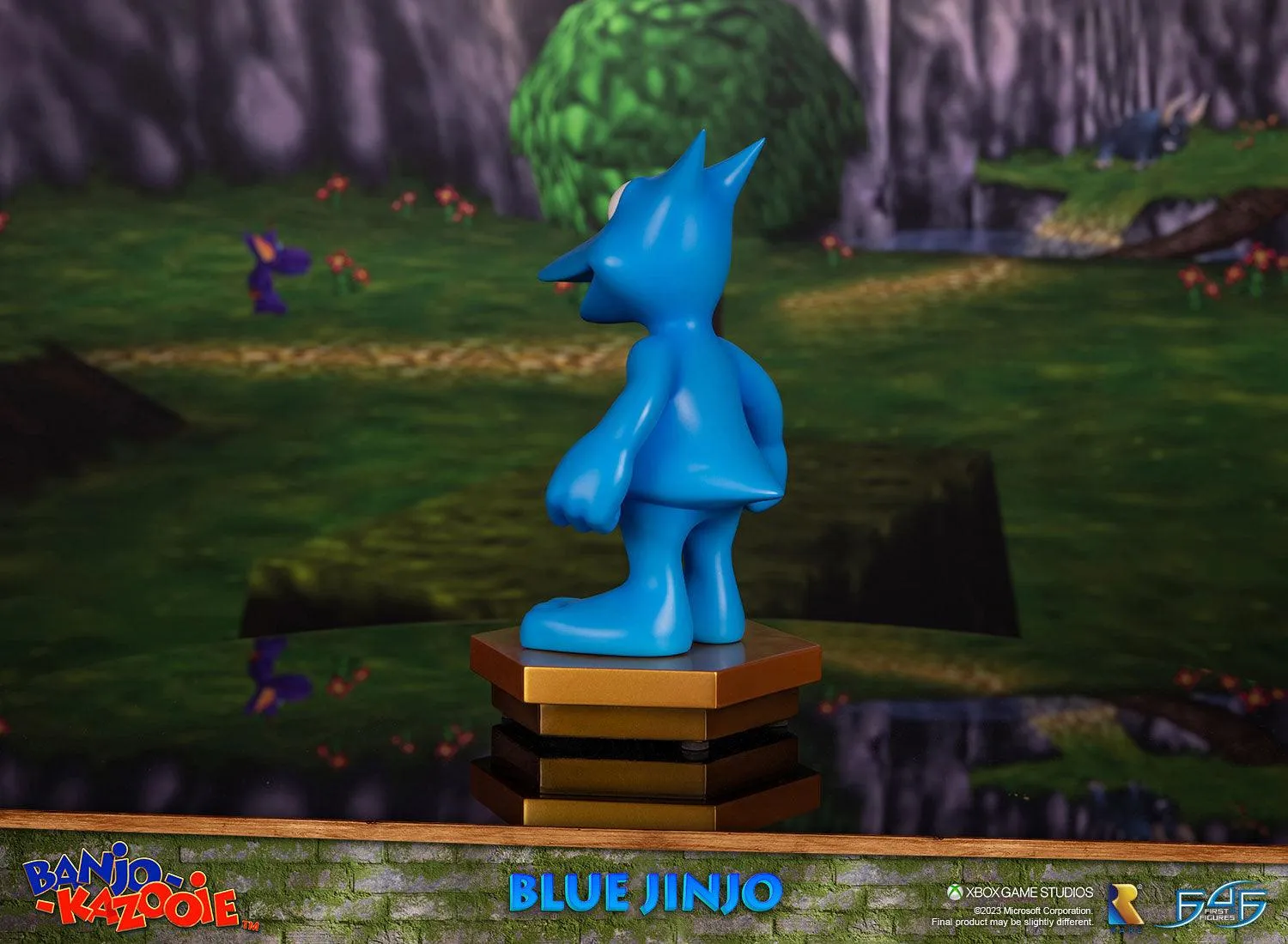First 4 Figures Banjo-Kazooie Blue Jinjo statuetă 23 cm rășină