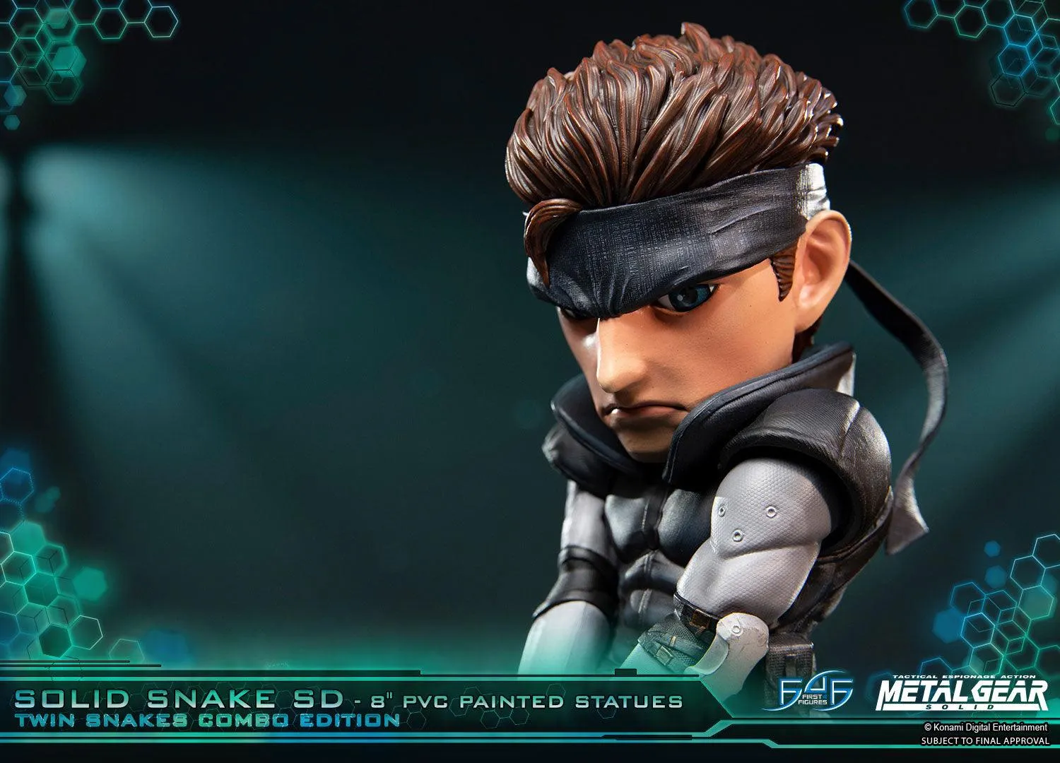 First 4 Figures Solid Snake SD figurină Twin Snakes Combo