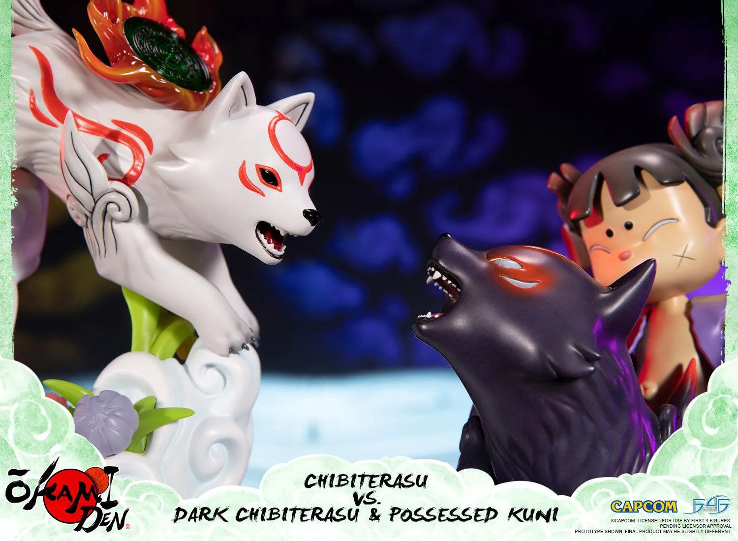 First 4 Figures Okamiden Chibiterasu statueta Standard rasina