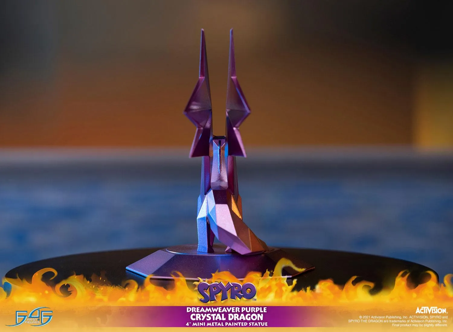First 4 Figures Spyro Dreamweaver Purple statueta metal cristal mov