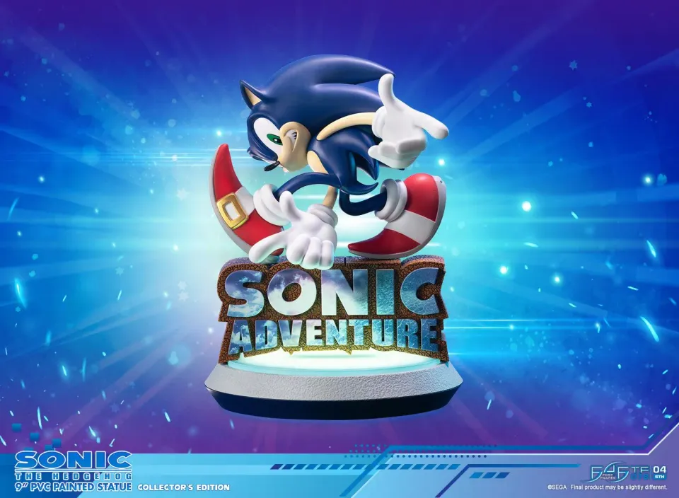 First 4 Figures Sonic Adventure Sonic PVC Collector’s figurina
