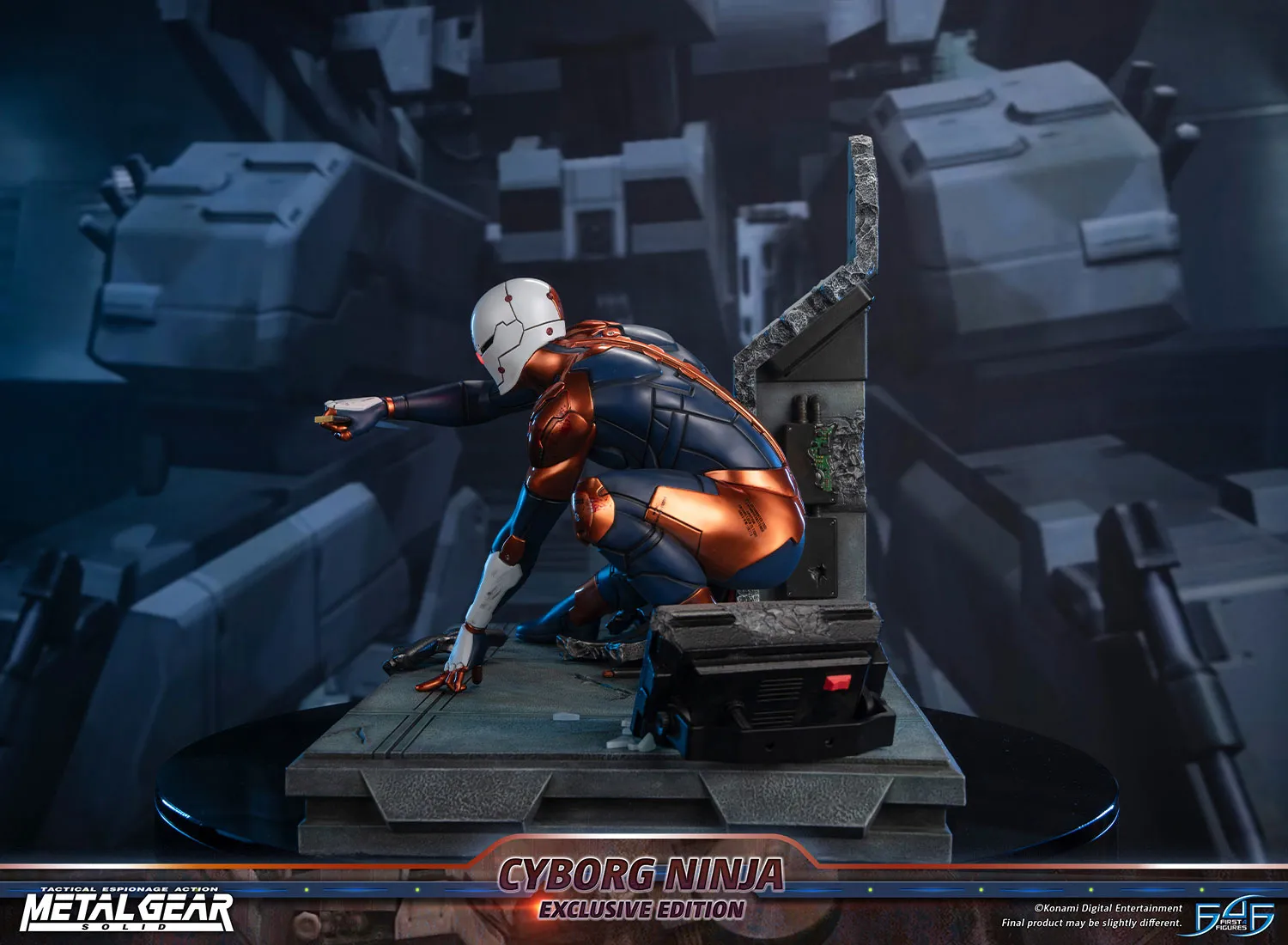 First 4 Figures Metal Gear Solid Cyborg Ninja statueta LED