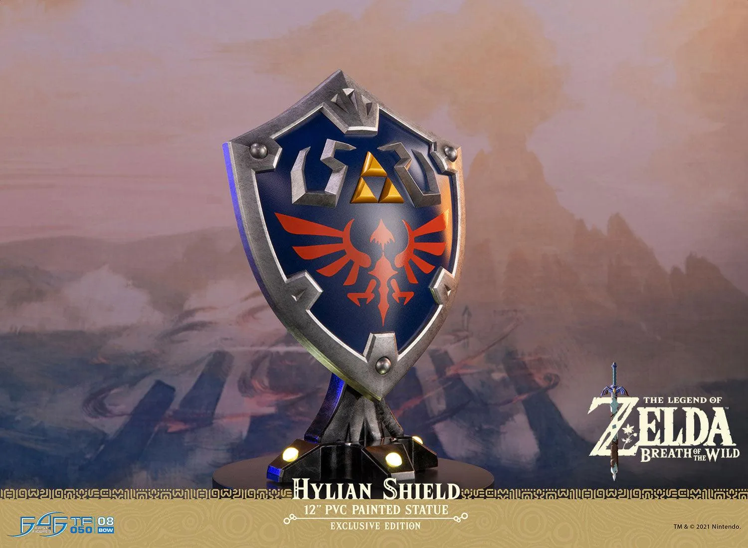 First 4 Figures Zelda Hylian Shield scut Exclusive LED