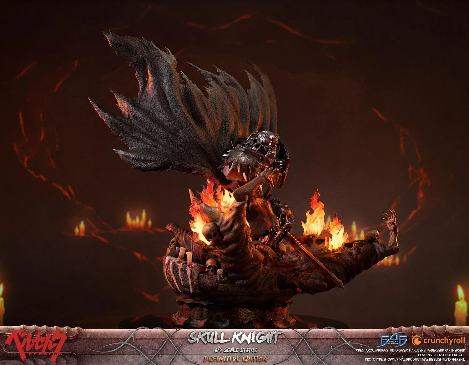 First 4 Figures Berserk Skull Knight Definitive statuetă LED
