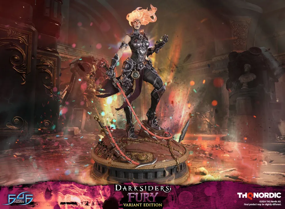 First 4 Figures Darksiders Fury statueta rasina Variant LED
