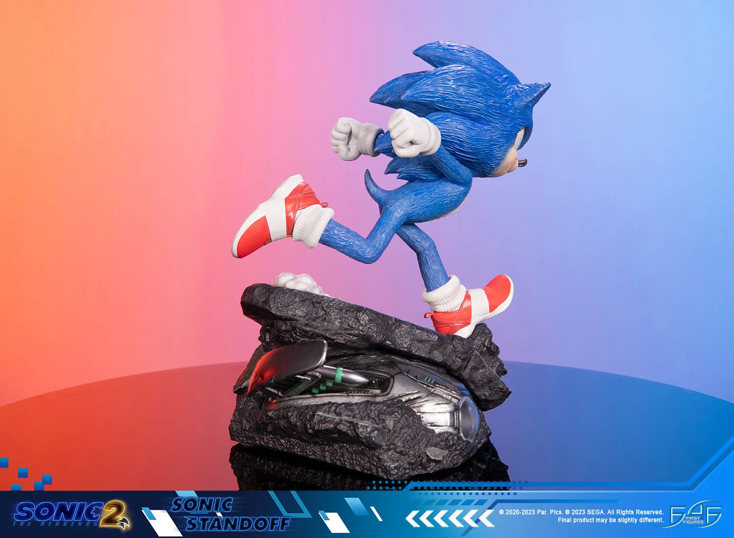 First 4 Figures Sonic 2 Sonic Standoff statuetă dioramă rășină