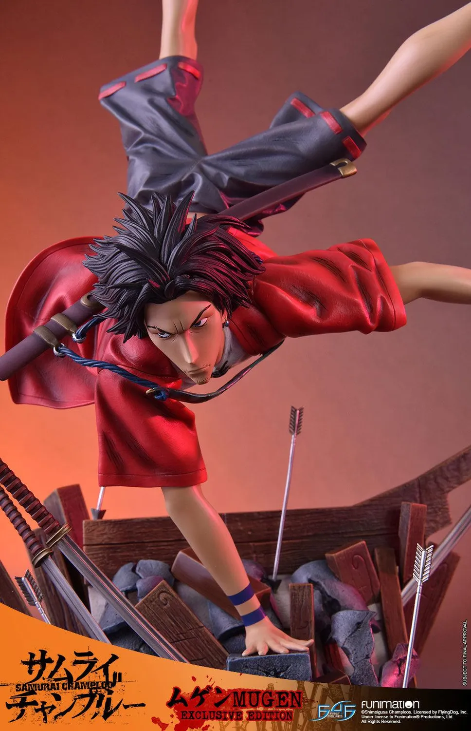 First 4 Figures Samurai Champloo Mugen statuetă Exclusive
