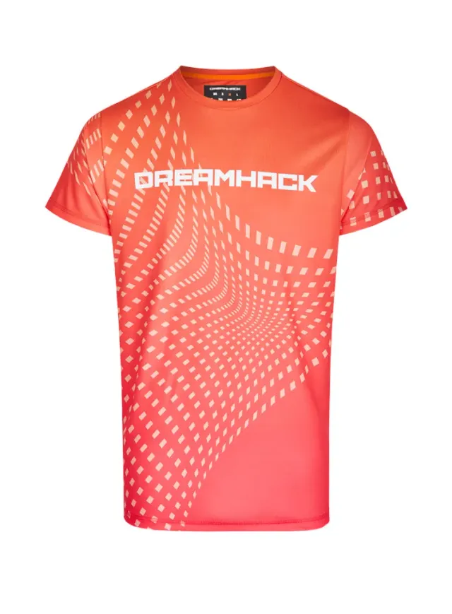 DreamHack Jersey tricou portocaliu L gradient