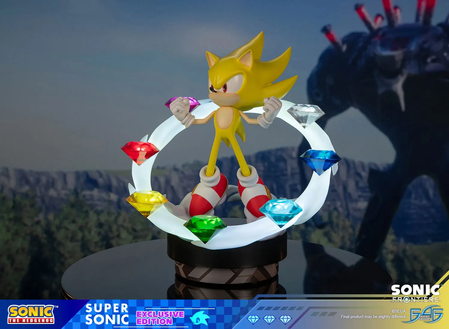 First 4 Figures Sonic Frontiers Super Sonic statuetă Exclusive