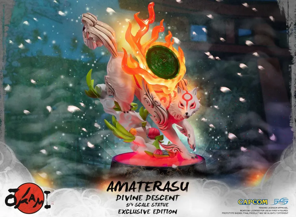 First 4 Figures Okami Amaterasu statuetă Divine Descent Exclusive