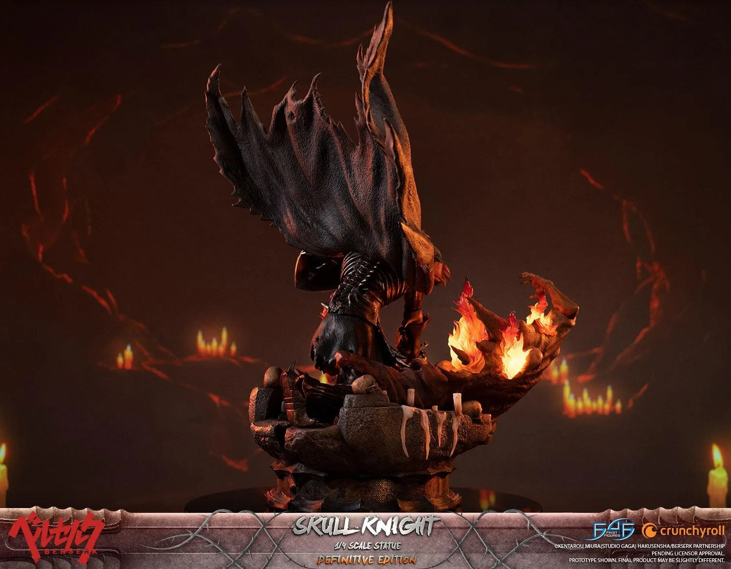 First 4 Figures Berserk Skull Knight Definitive statuetă LED
