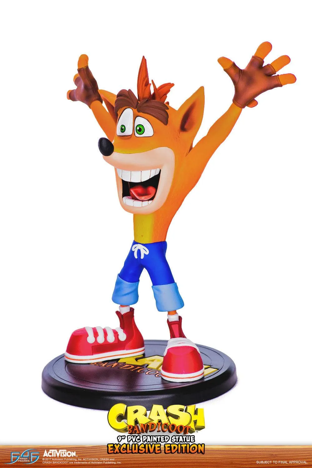 First 4 Figures Crash Bandicoot statueta PVC Exclusive 9 inch