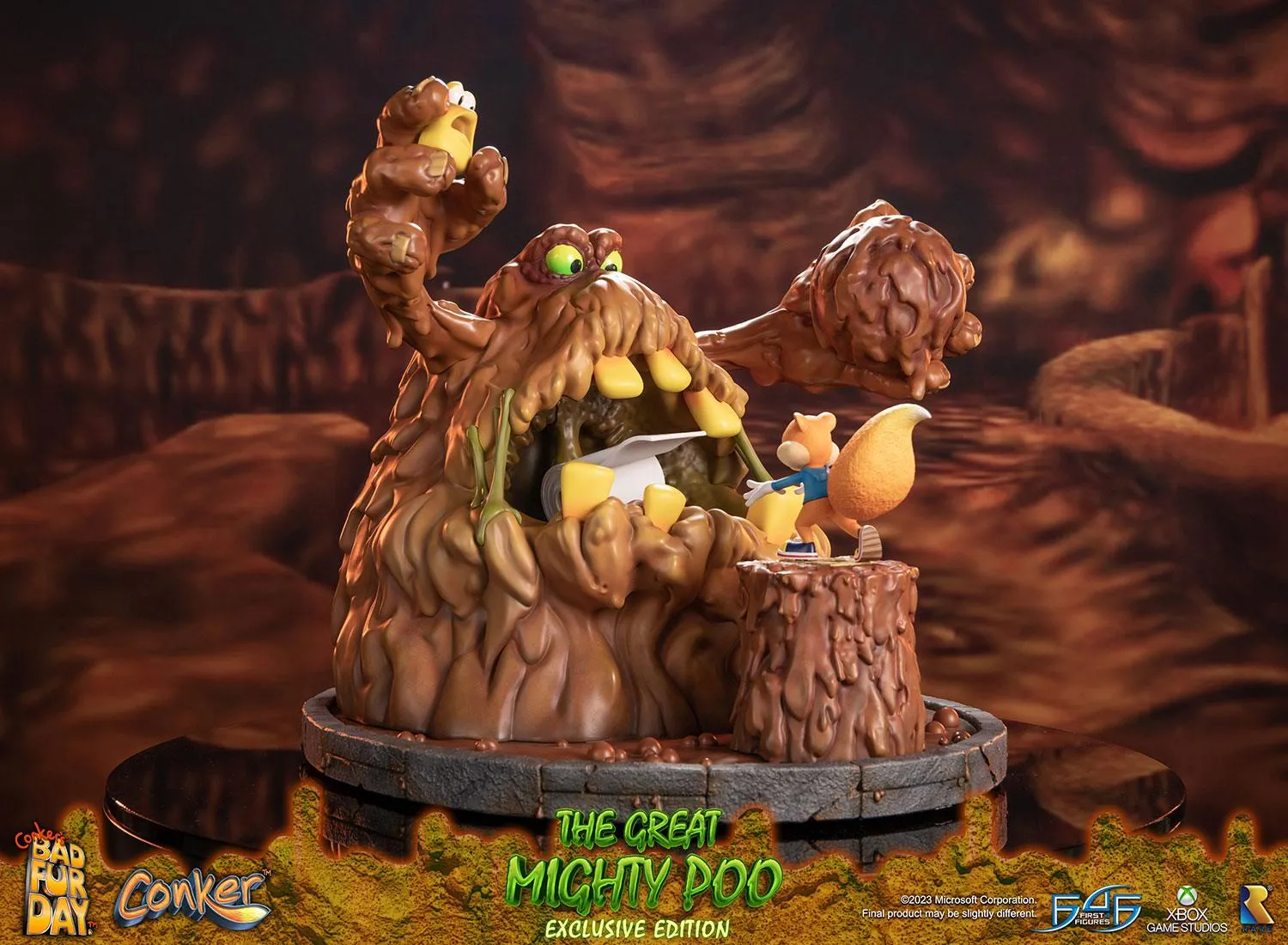 First 4 Figures Conker Great Mighty Poo statueta Exclusive rasina