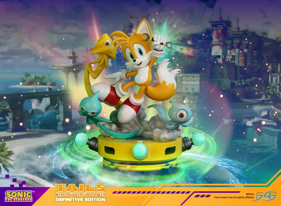 First 4 Figures Sonic Tails Definitive Edition statuetă rășină LED