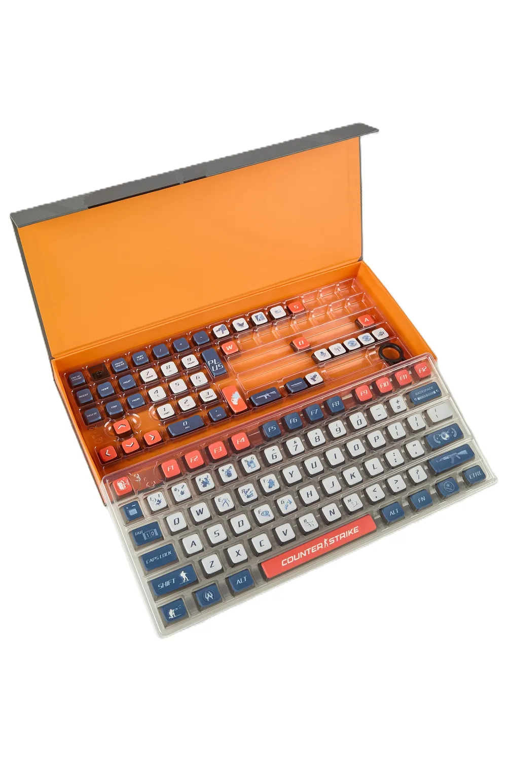 CS Agent set keycaps PBT 120 taste iluminare
