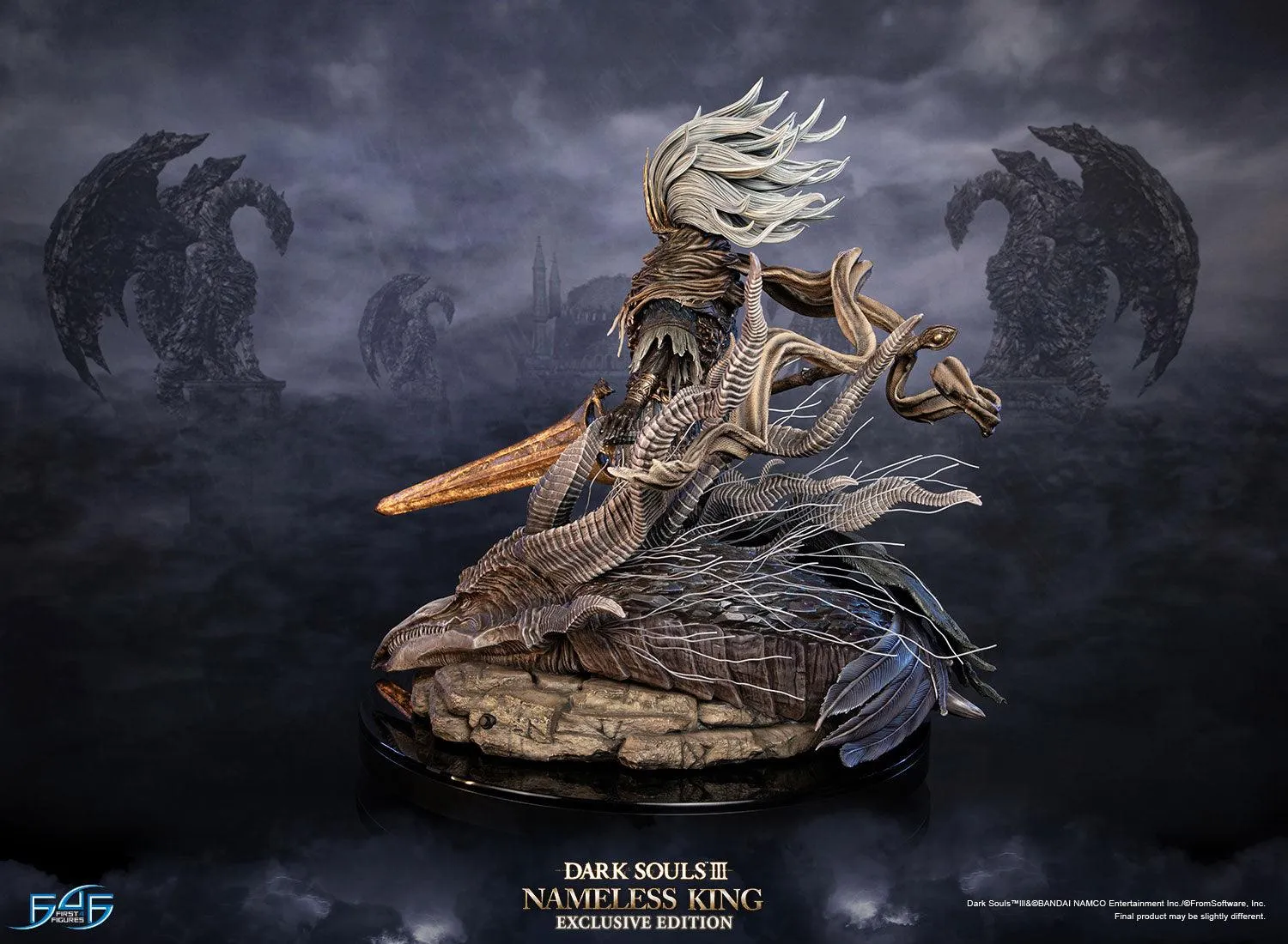 First 4 Figures Dark Souls Nameless King statueta LED