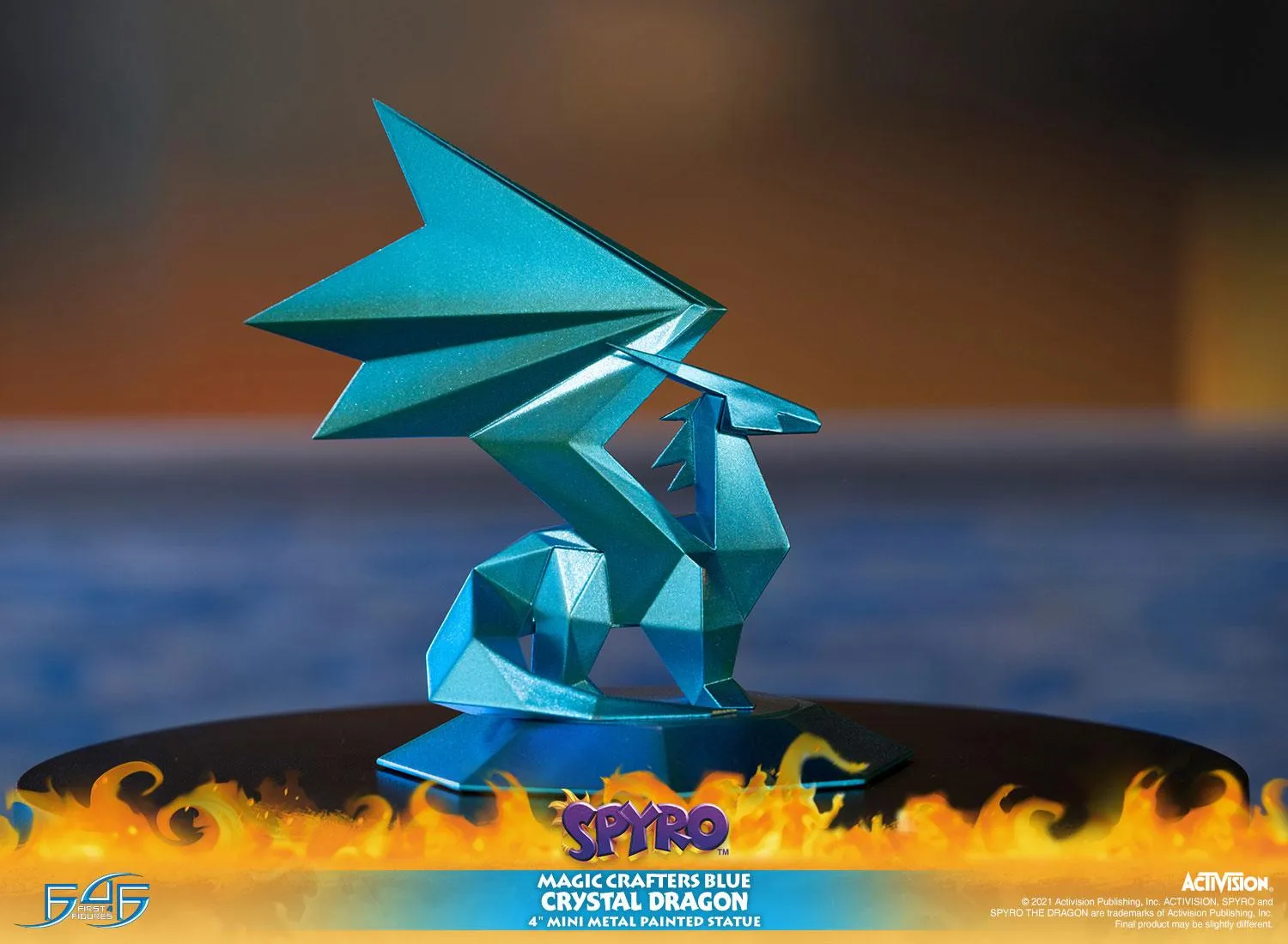 First 4 Figures Spyro Magic Crafters statuetă metal albastru