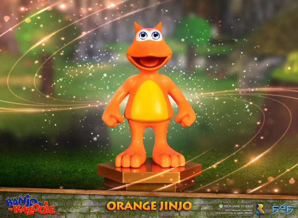 First 4 Figures Banjo-Kazooie Orange Jinjo statuetă rășină 23 cm