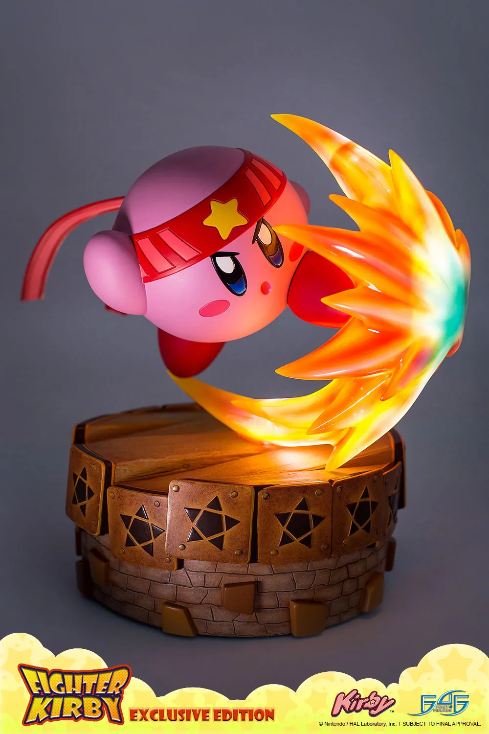 First 4 Figures Kirby Fighter Kirby statueta Exclusive LED