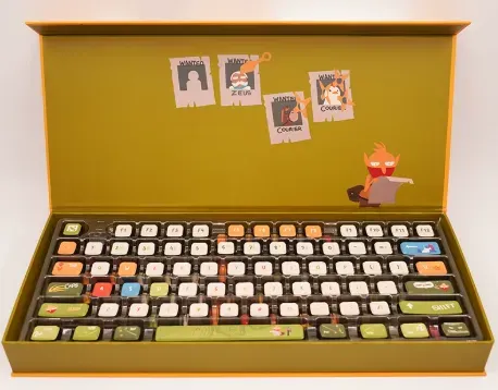 ESL Dota 2 Bounty Hunter set keycap multicolor