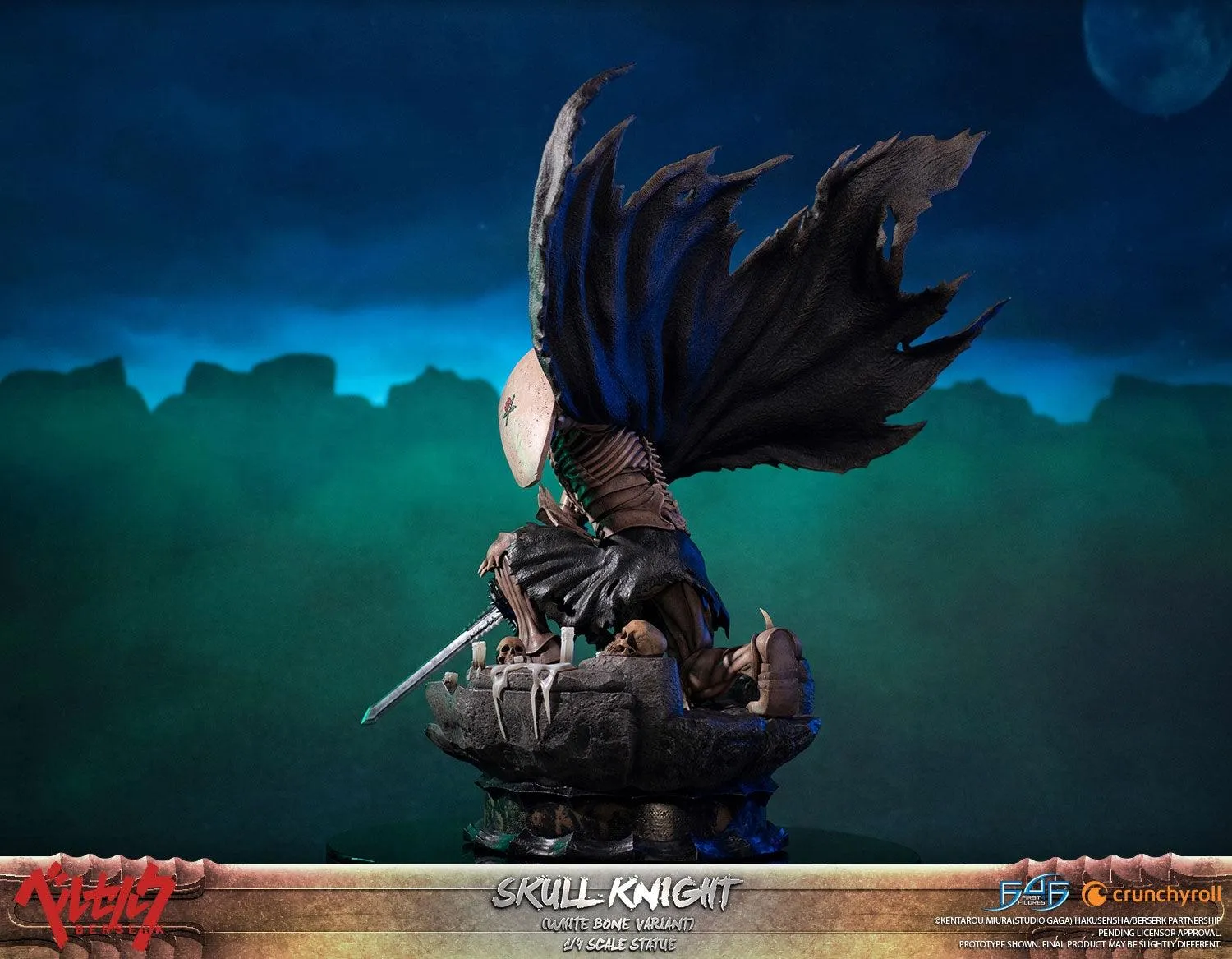 First 4 Figures Berserk Skull Knight White Bone statuetă