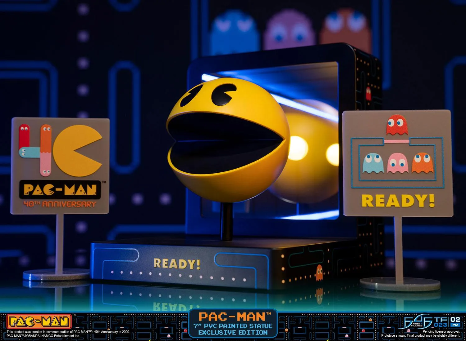 First 4 Figures PAC-MAN figurină Exclusive Edition LED