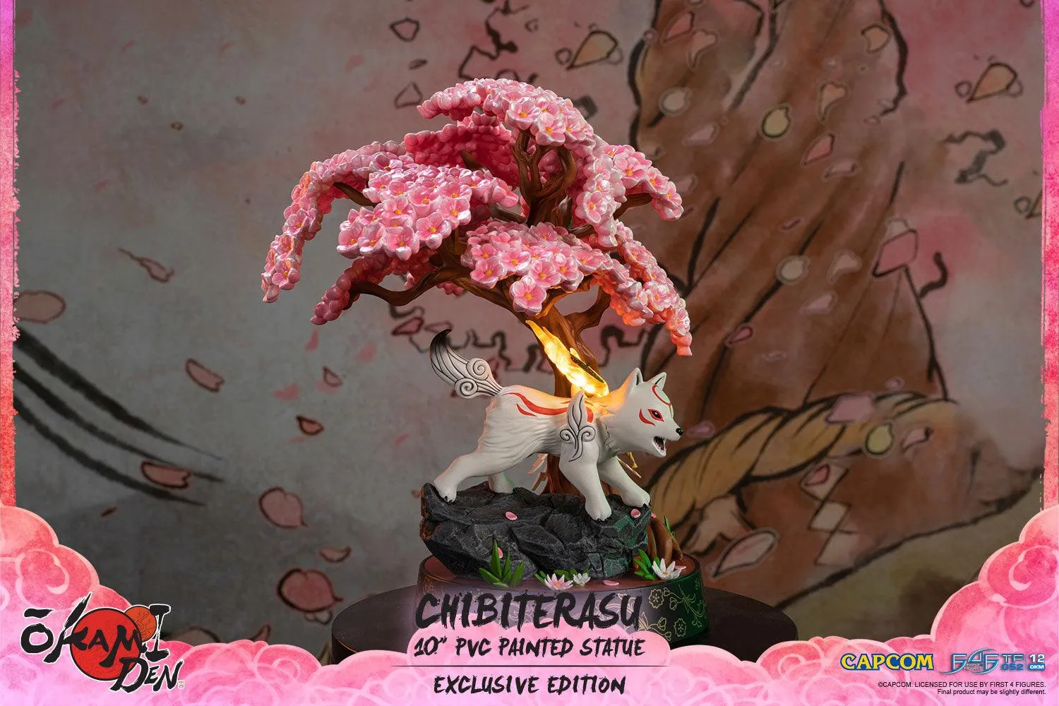 First 4 Figures Okamiden Chibiterasu statueta PVC Exclusive LED