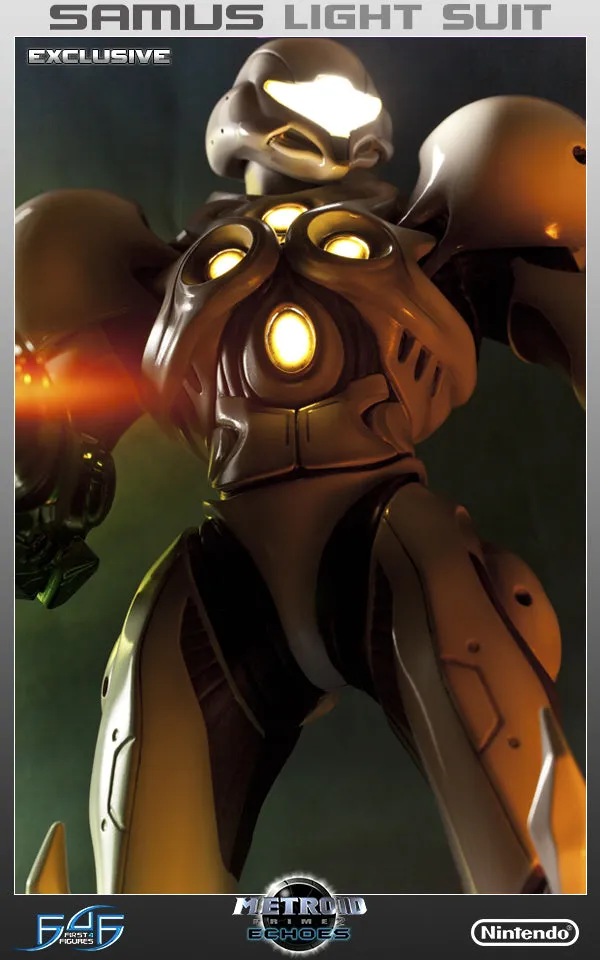 First 4 Figures Metroid Samus Light Suit statuetă 1/4 Exclusive