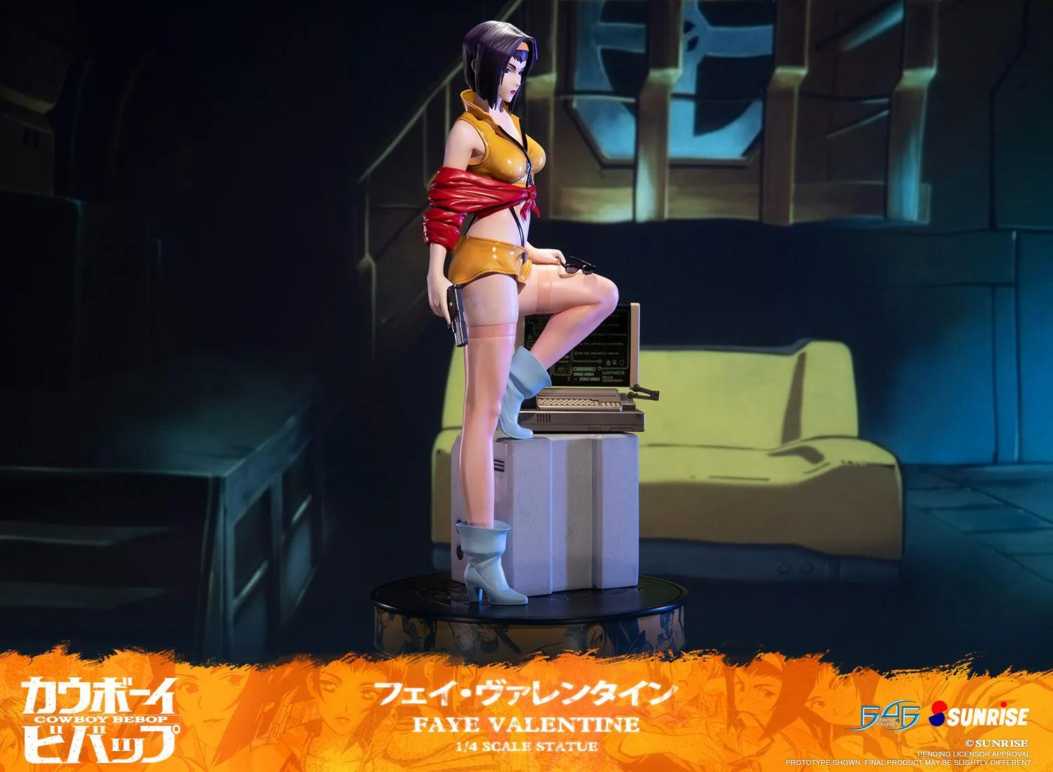 First 4 Figures Cowboy Bebop Faye Valentine statuie Standard Edition 1/4