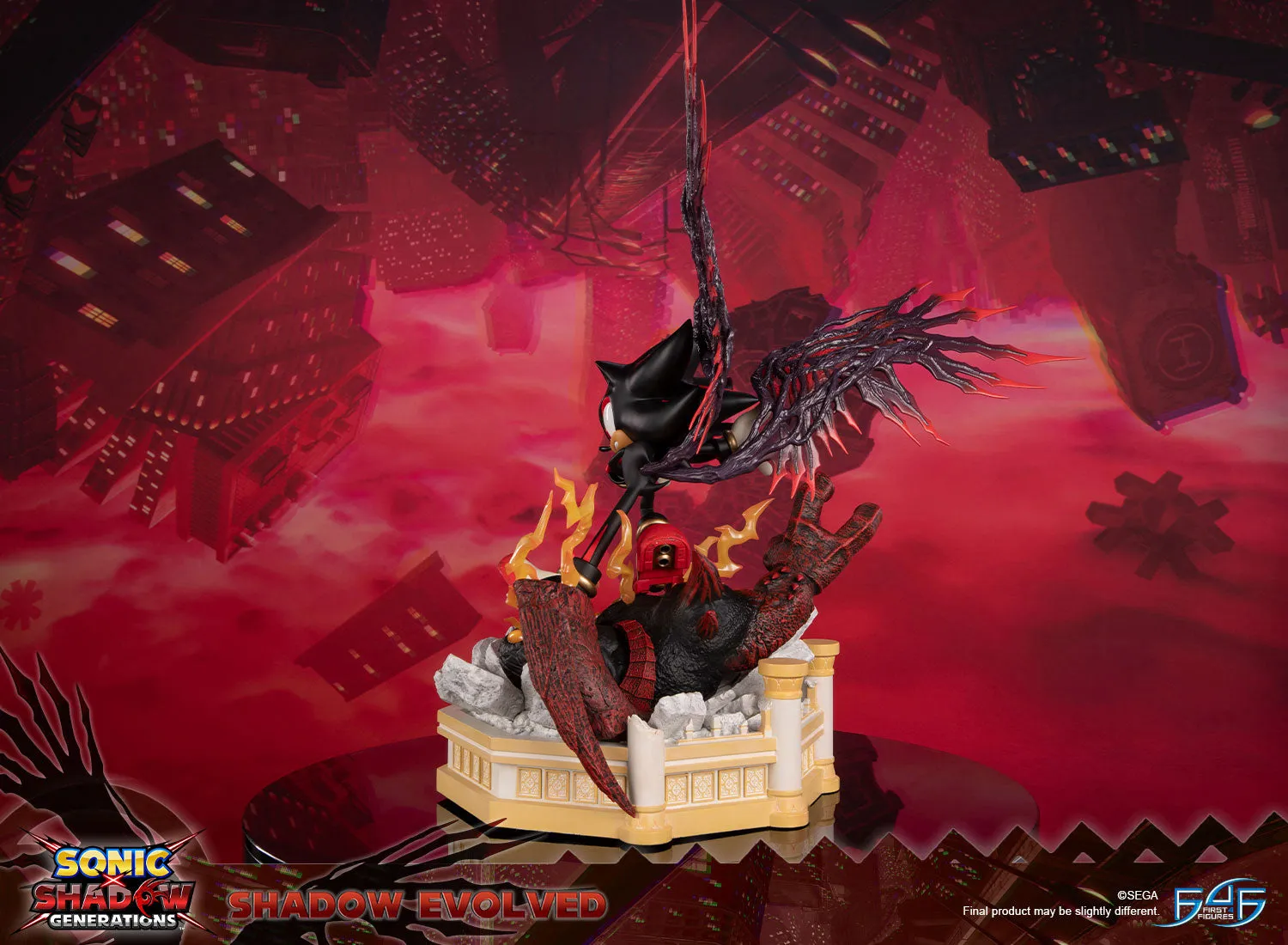 First 4 Figures Sonic Shadow Evolved statuetă rășină 58cm