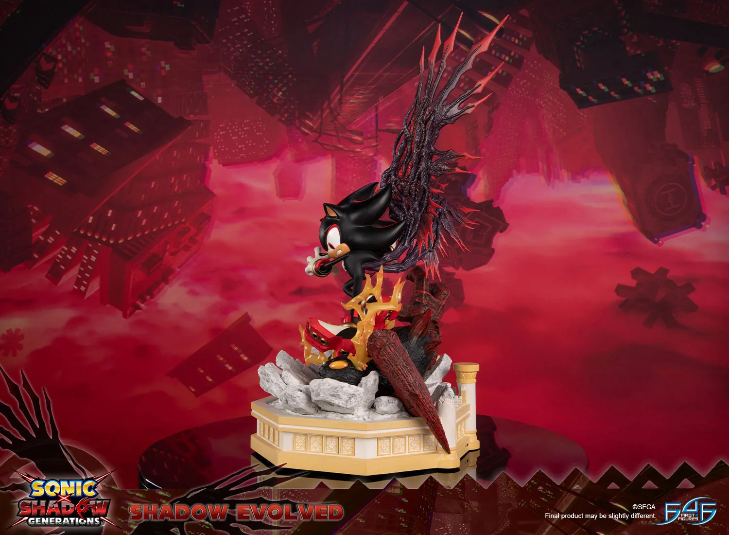 First 4 Figures Sonic Shadow Evolved statuetă rășină 58cm