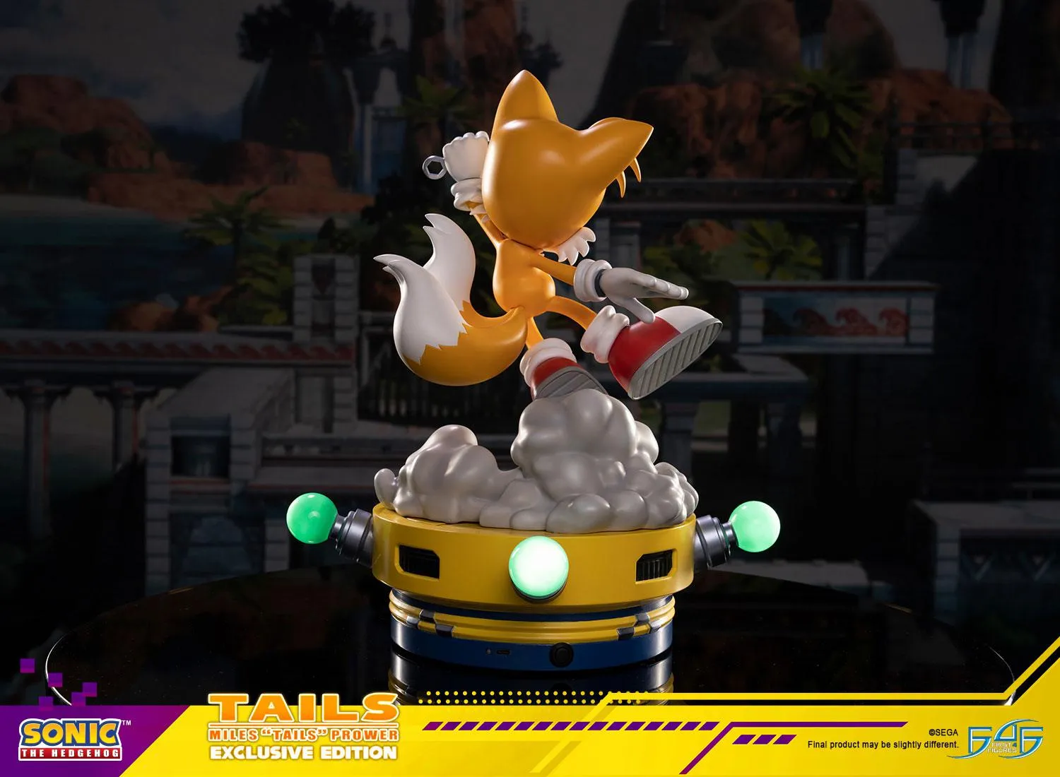 First 4 Figures Sonic Tails Exclusive statuetă rășină LED