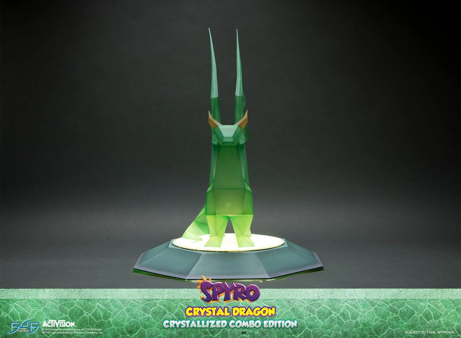 First 4 Figures Spyro Crystal Dragon statueta Crystallized Combo