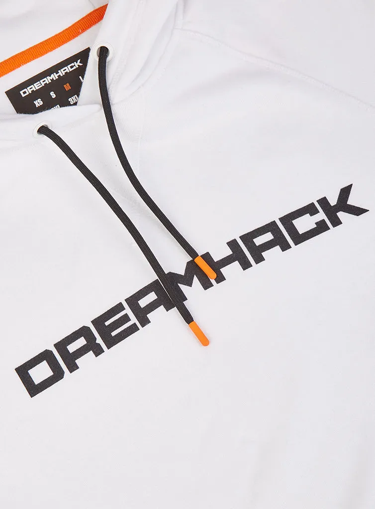 DreamHack Classic Pullover Hoodie hanorac alb bumbac