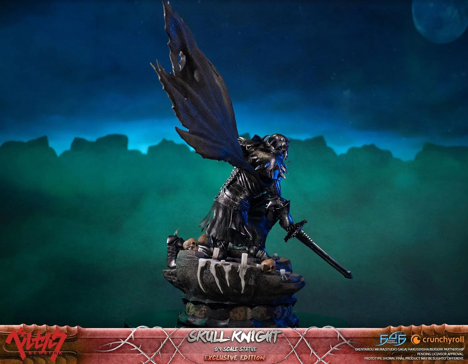 First 4 Figures Berserk Skull Knight statueta rasina Exclusive LED