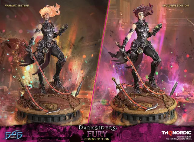 First 4 Figures Darksiders Fury statueta Combo LED 45cm