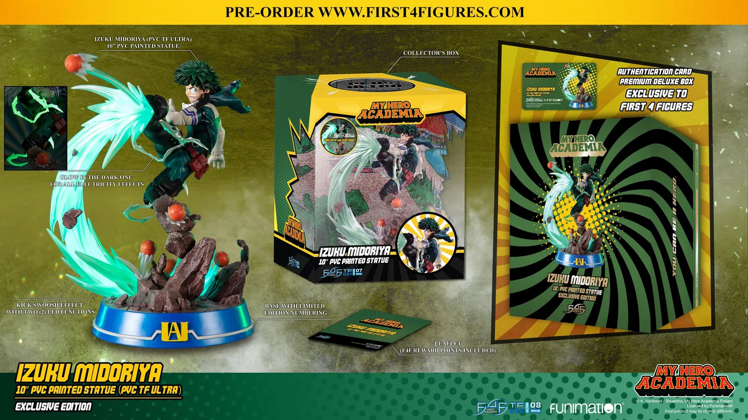 First 4 Figures My Hero Academia Izuku Midoriya statuetă Exclusive