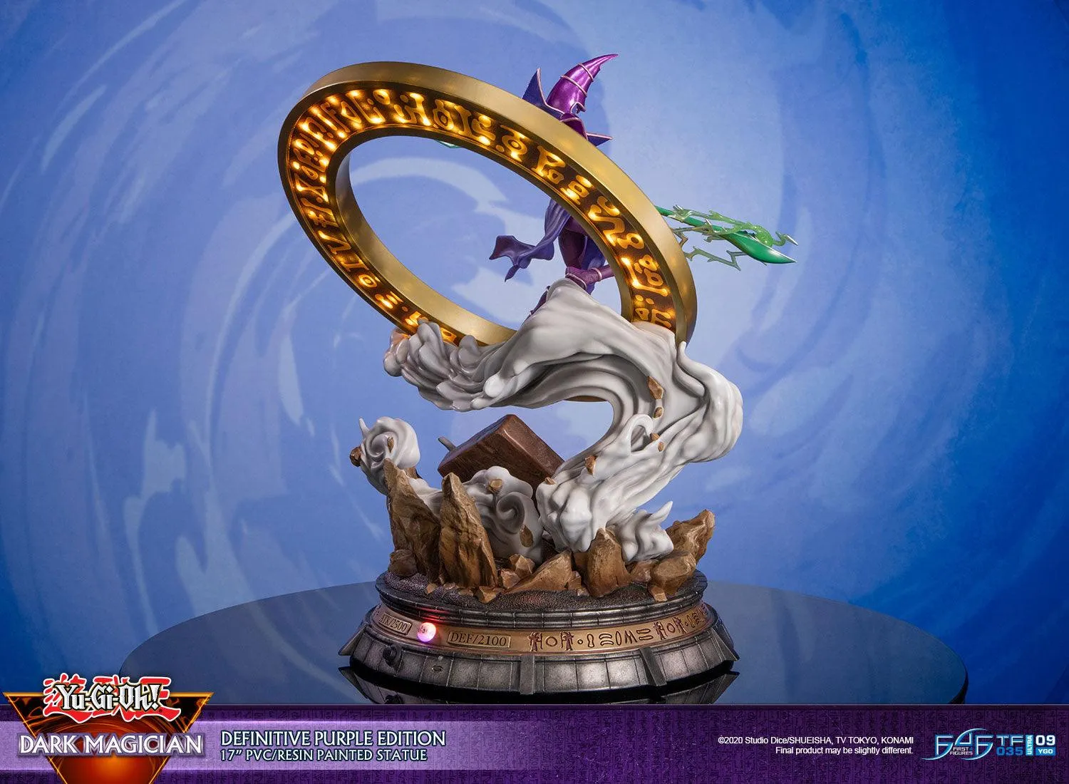 First 4 Figures Yu-Gi-Oh Dark Magician statueta Definitive Purple
