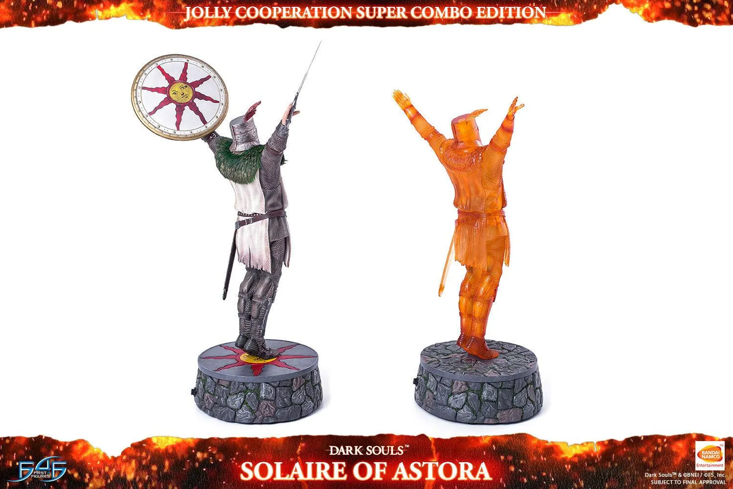 First 4 Figures Dark Souls Solaire statuetă Super Combo 2-pack